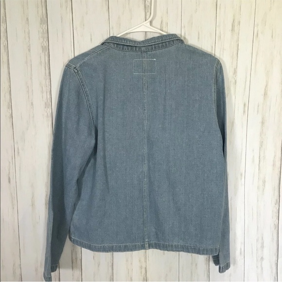 Leon And Harper Virgile Bleach Denim Jacket - Picture 8 of 8